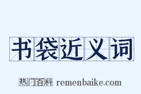 书袋近义词是什么意思的图片